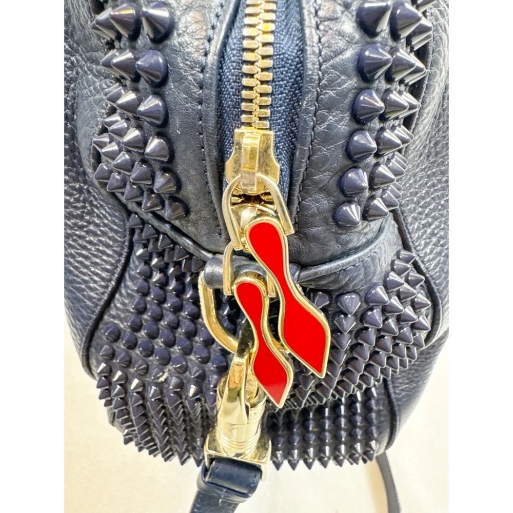 Christian Louboutin Panettone Crossbody Shoulder Bag – Blue